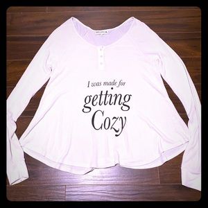 WILDFOX   GET COZY LAGOON HENLEY Size Small